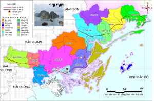 Bản đồ hành chính thành phố Hạ Long