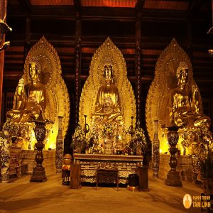Phật Tam Thế trong chùa Bái Đính