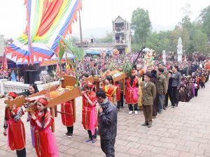 Lễ hội Núi Văn-Đại Từ với nhiều nghie lễ truyền thống